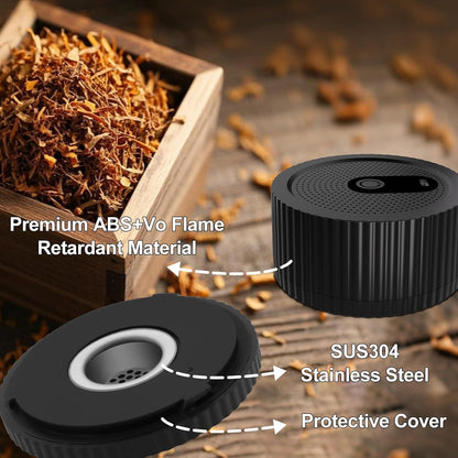 Electric Whiskey Smoker Kit with Built-in Lighter and Wood Chips