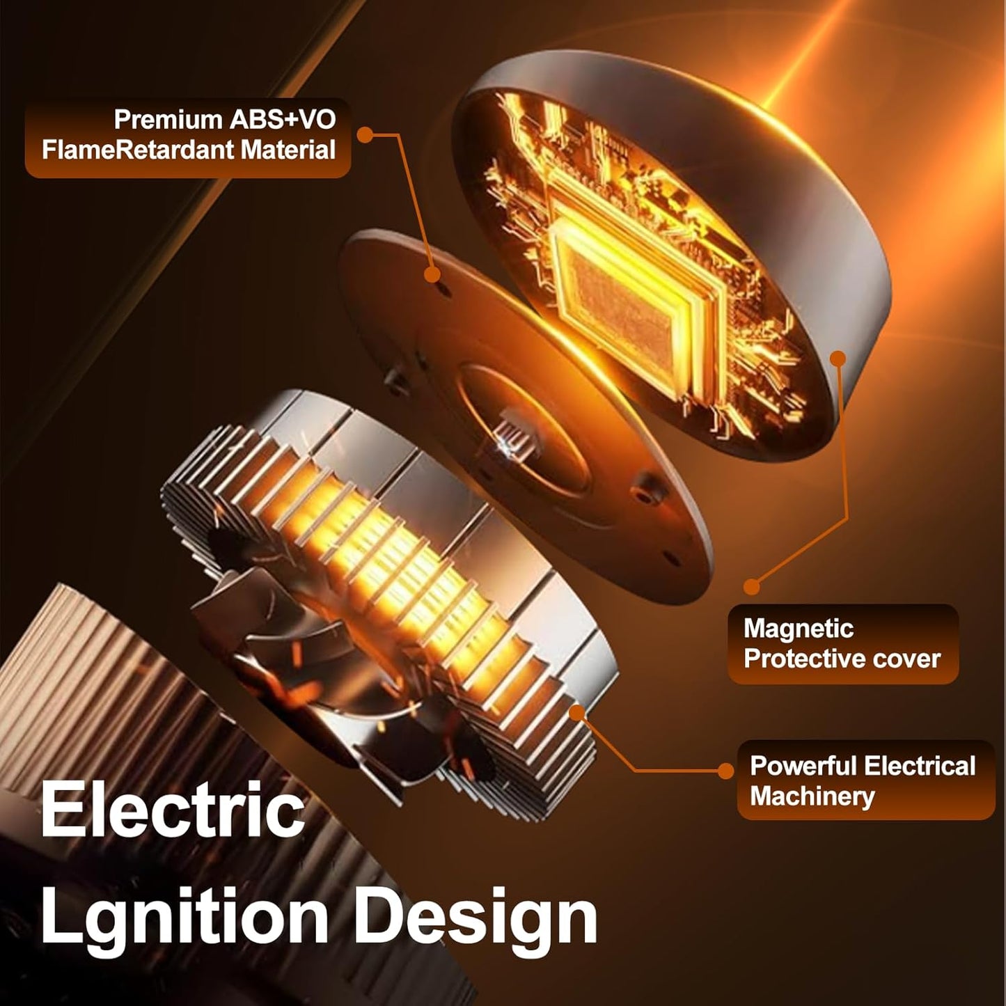 Electric Whiskey Smoker Kit with Built-in Lighter and Wood Chips