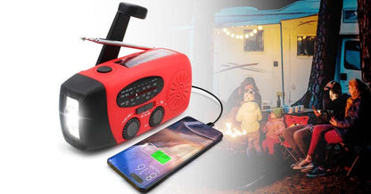 Emergency Radio Solar Power Power Bank