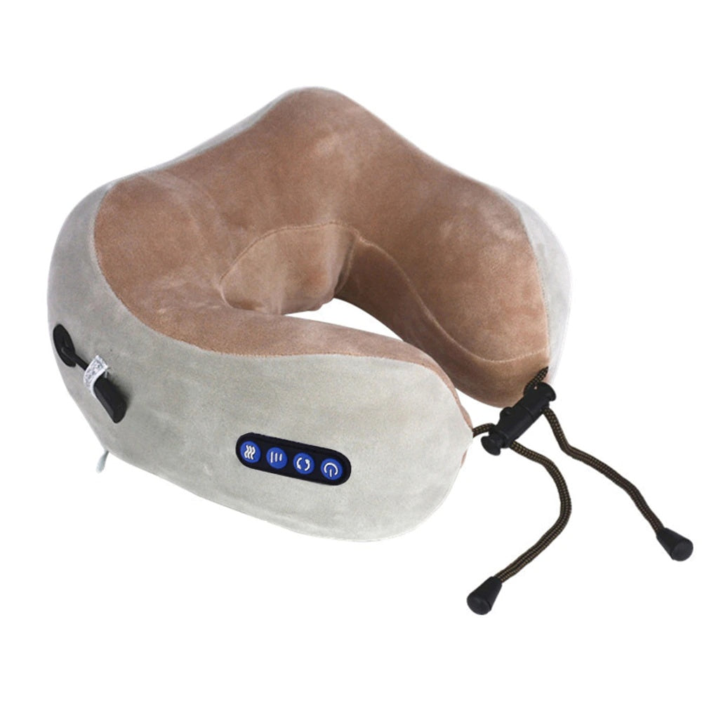 Ergonomic Heating Pad with Massage for Neck and Back