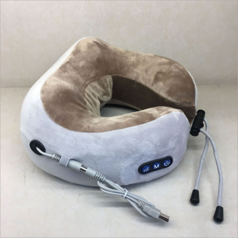 Ergonomic Heating Pad with Massage for Neck and Back