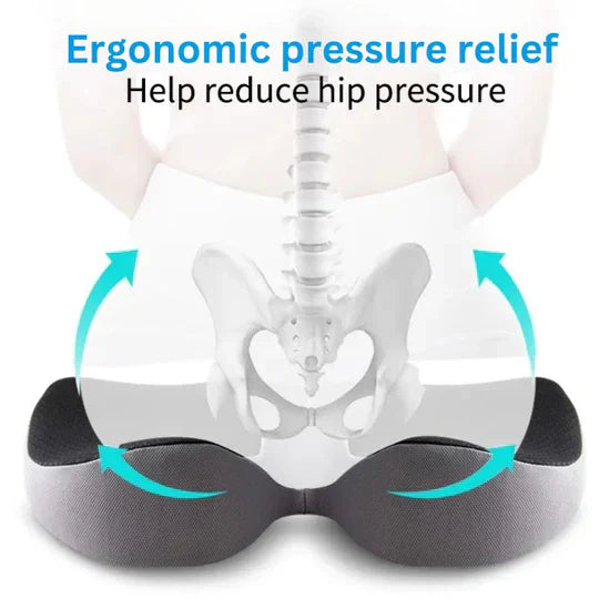 Ergonomic Memory Foam Car Cushion