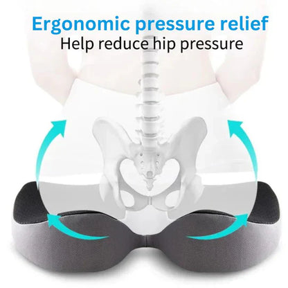 Ergonomic Memory Foam Car Cushion