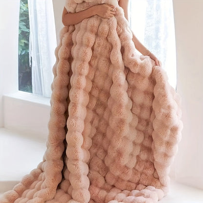 Plush Blanket for Ultimate Relaxation at Home or Office Comfort