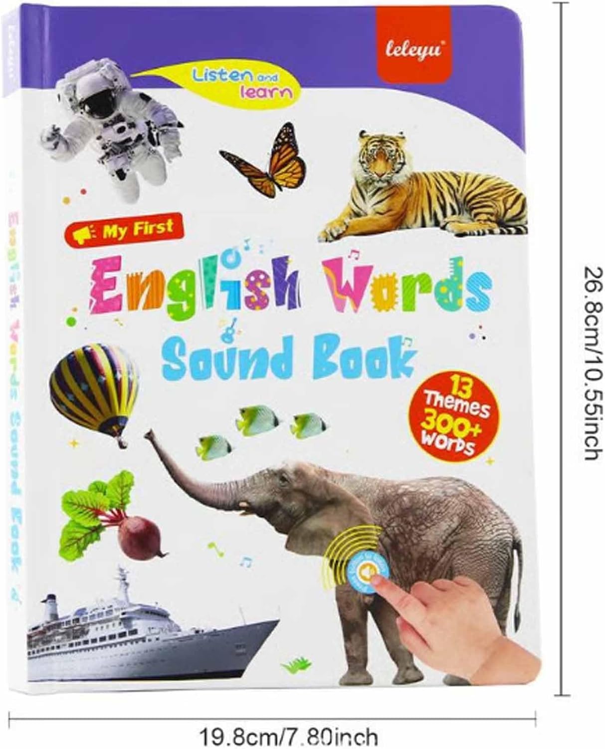 First English Sound Toy, Interactive Alphabet Book, Phonics Learning Game