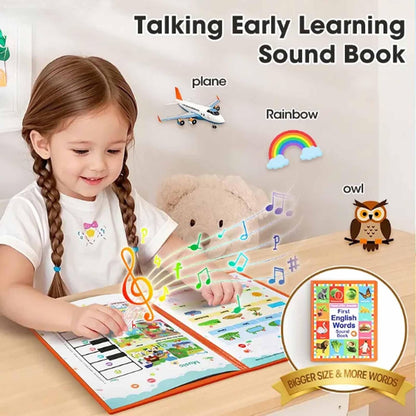 First English Sound Toy, Interactive Alphabet Book, Phonics Learning Game