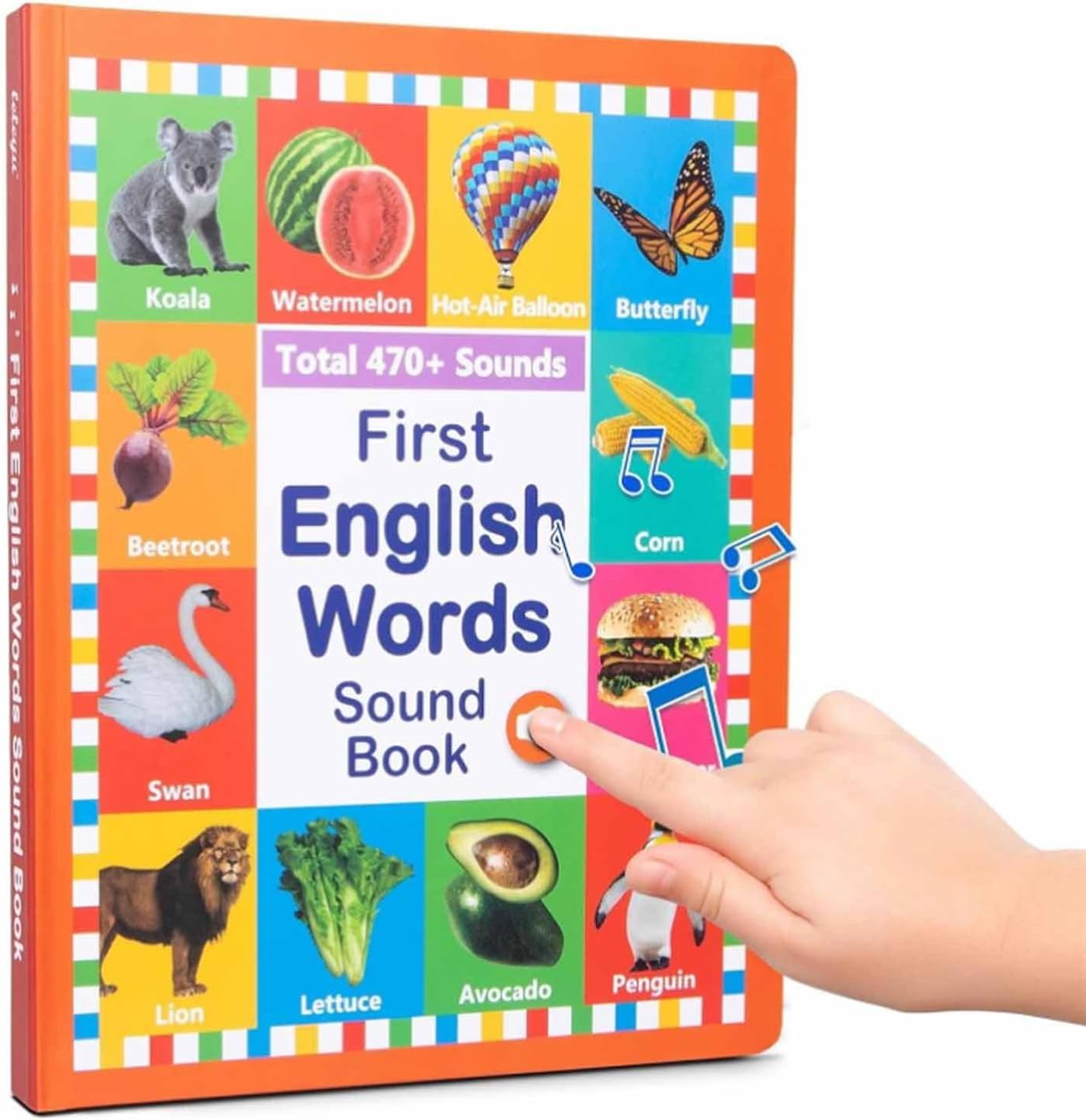 First English Sound Toy, Interactive Alphabet Book, Phonics Learning Game