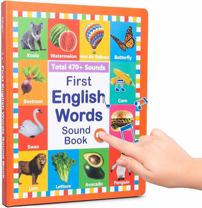 First English Sound Toy, Interactive Alphabet Book, Phonics Learning Game