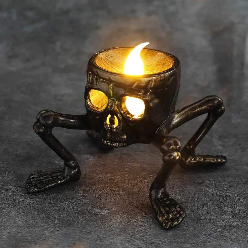 Flameless Tea Light Candles Halloween Decor