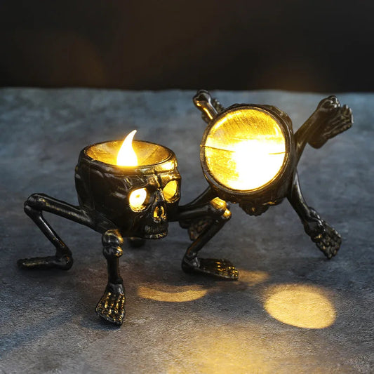 Flameless Tea Light Candles Halloween Decor