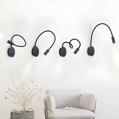 Wall Light Fixture with Flexible Design for Home and Office Use