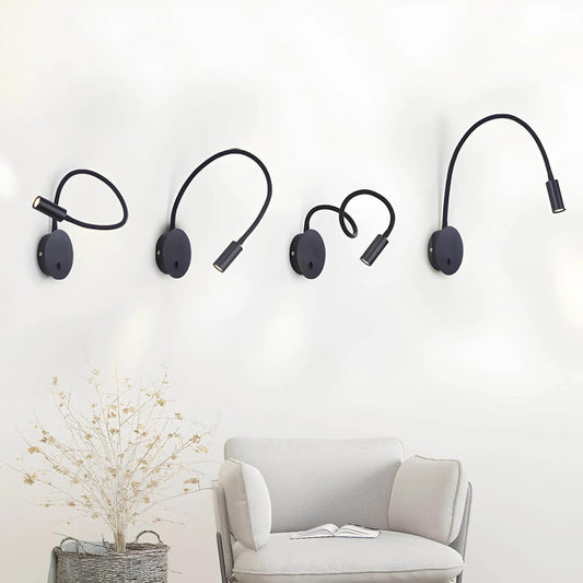 Wall Light Fixture with Flexible Design for Home and Office Use