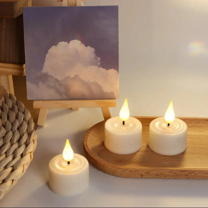 Flameless Flickering Candles for Home Decor and Ambiance Enhancement