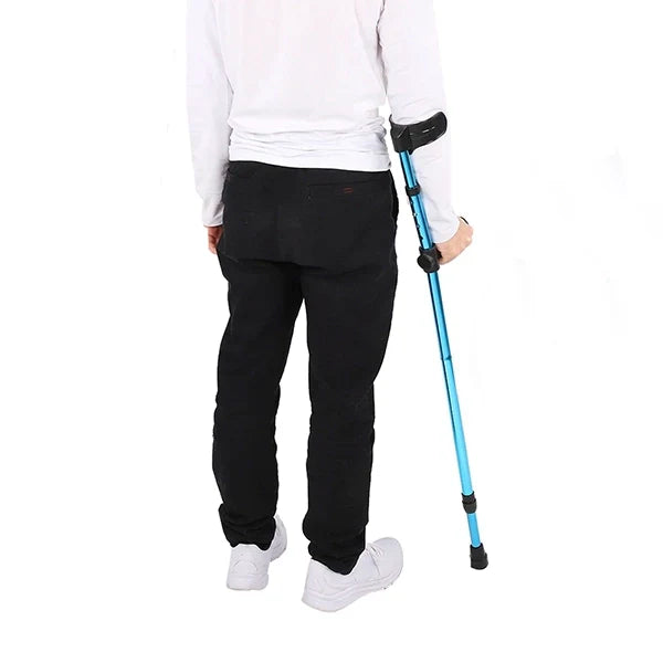Foldable, Adjustable Crutch