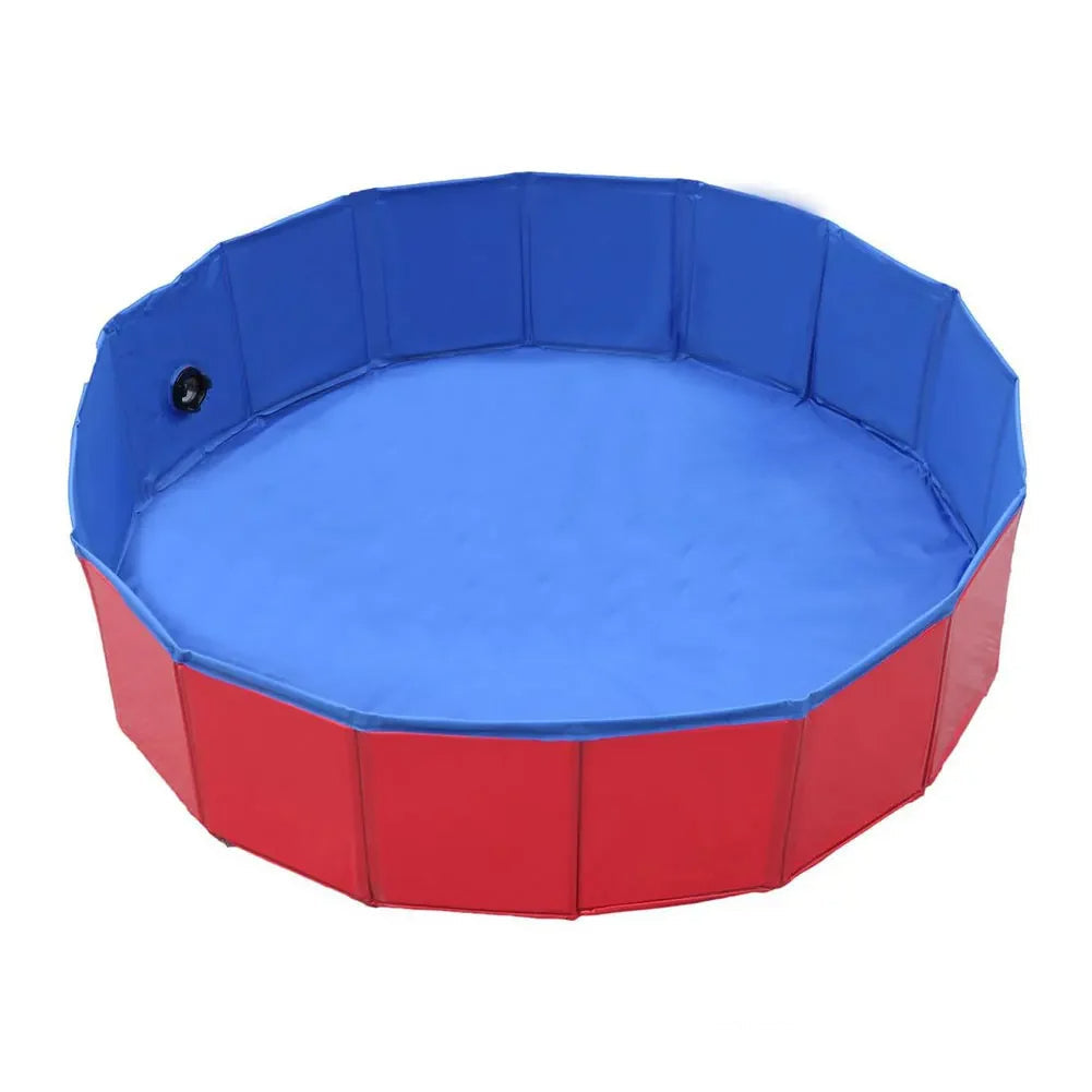 Foldable Dog Pool Circular Inflatable Pet Water Pool