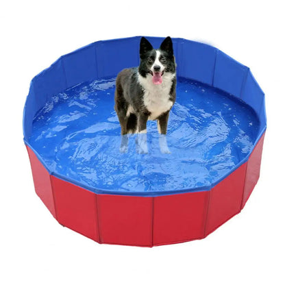 Foldable Dog Pool Circular Inflatable Pet Water Pool