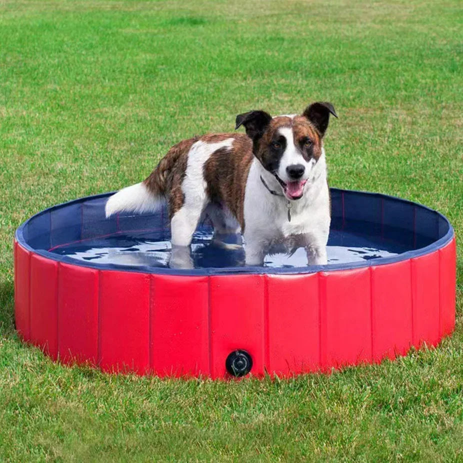 Foldable Dog Pool Circular Inflatable Pet Water Pool