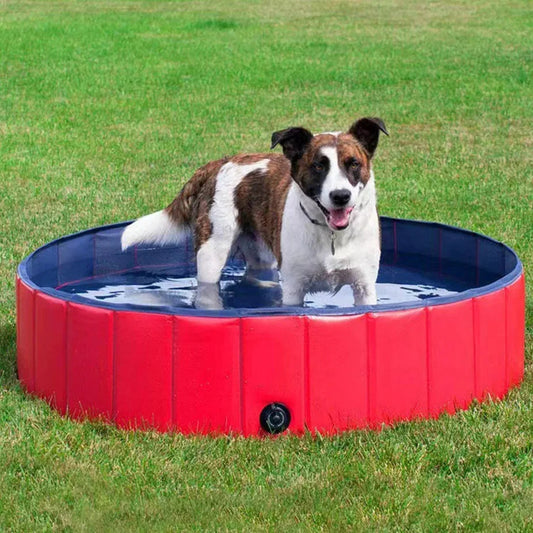 Foldable Dog Pool Circular Inflatable Pet Water Pool