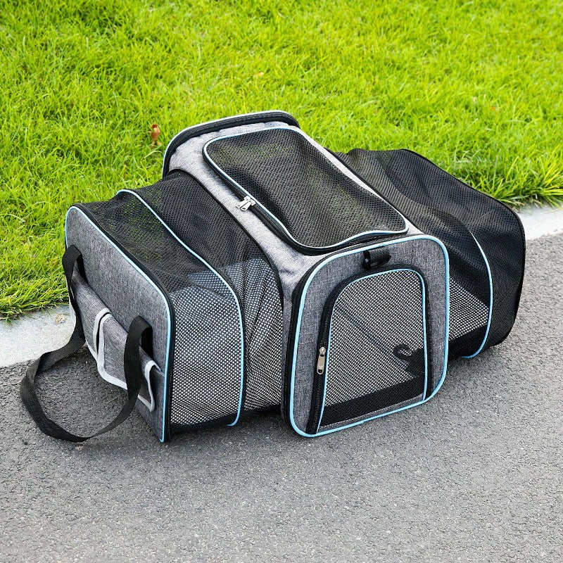 Foldable Pet Carrier Bag Portable Travel Pet Backpack