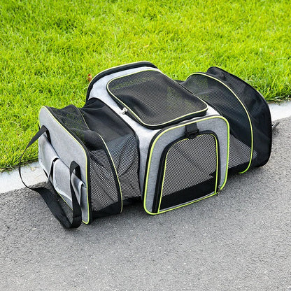 Foldable Pet Carrier Bag Portable Travel Pet Backpack