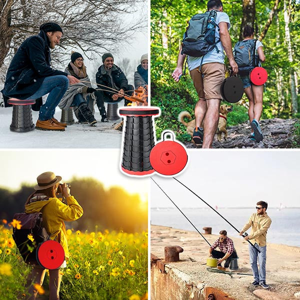 Folding Stool Portable Seat Collapsible Chair Outdoor