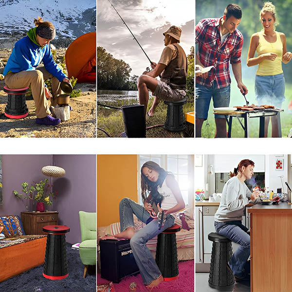 Folding Stool Portable Seat Collapsible Chair Outdoor