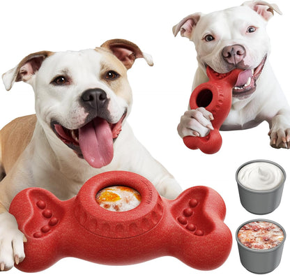 Frozen Dog Treat Dispensing Chew Toy with Molds