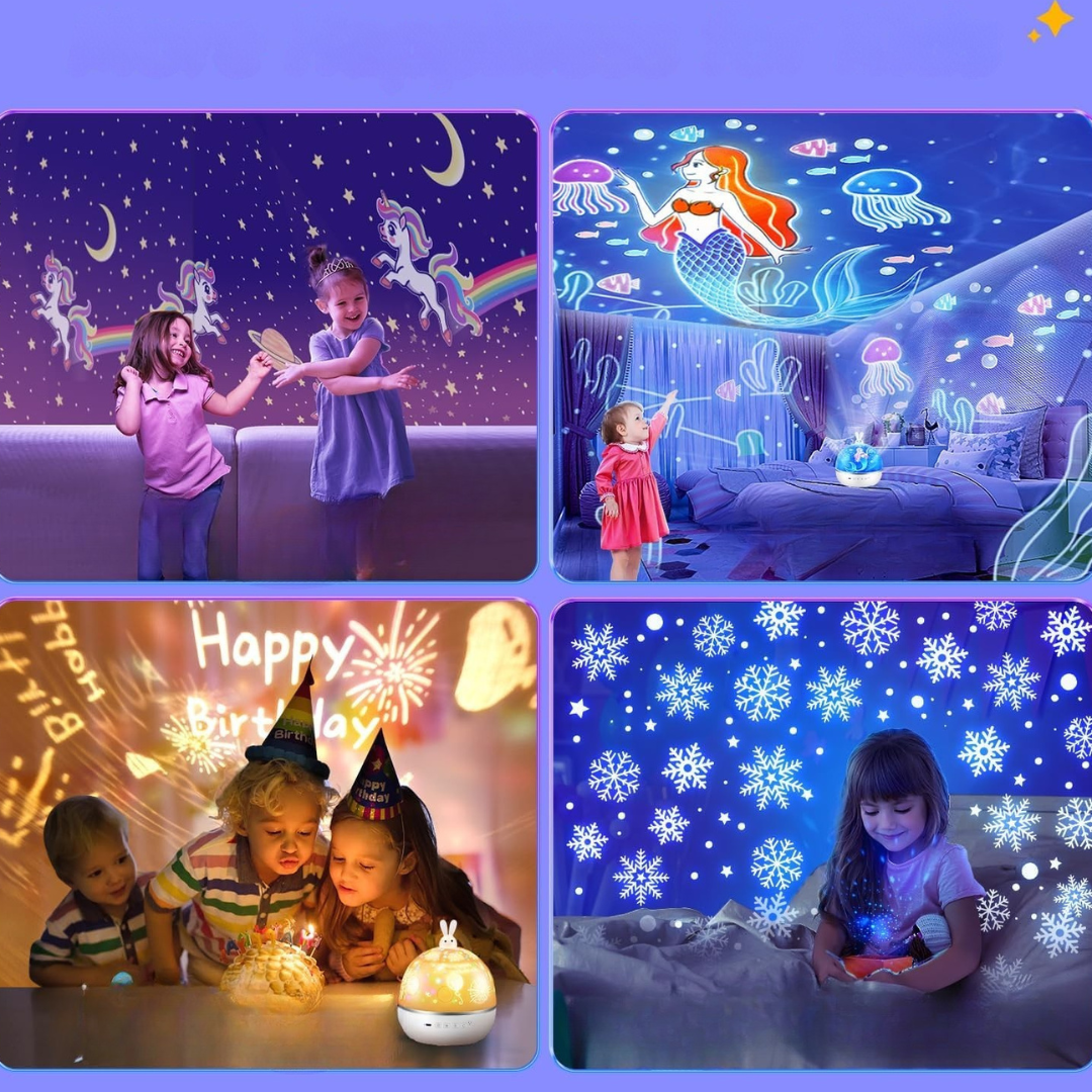 Galaxy Star Projector Light LED Night Light for Bedroom
