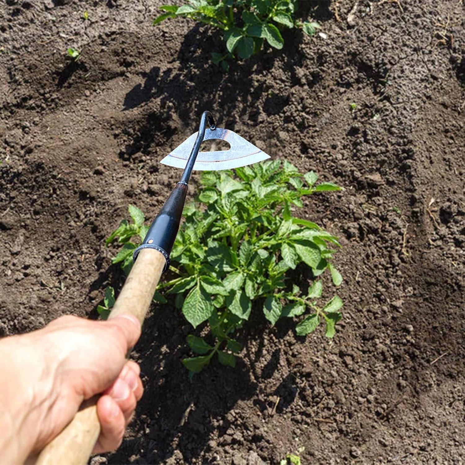 Garden Hoe tool Set – Durable All-Steel Weeding Tools with Long Handle for Soil Loosening