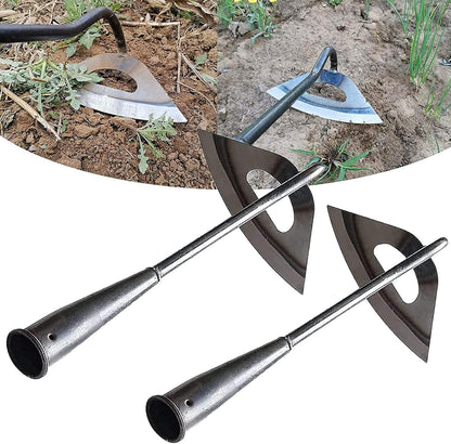 Garden Hoe tool Set – Durable All-Steel Weeding Tools with Long Handle for Soil Loosening