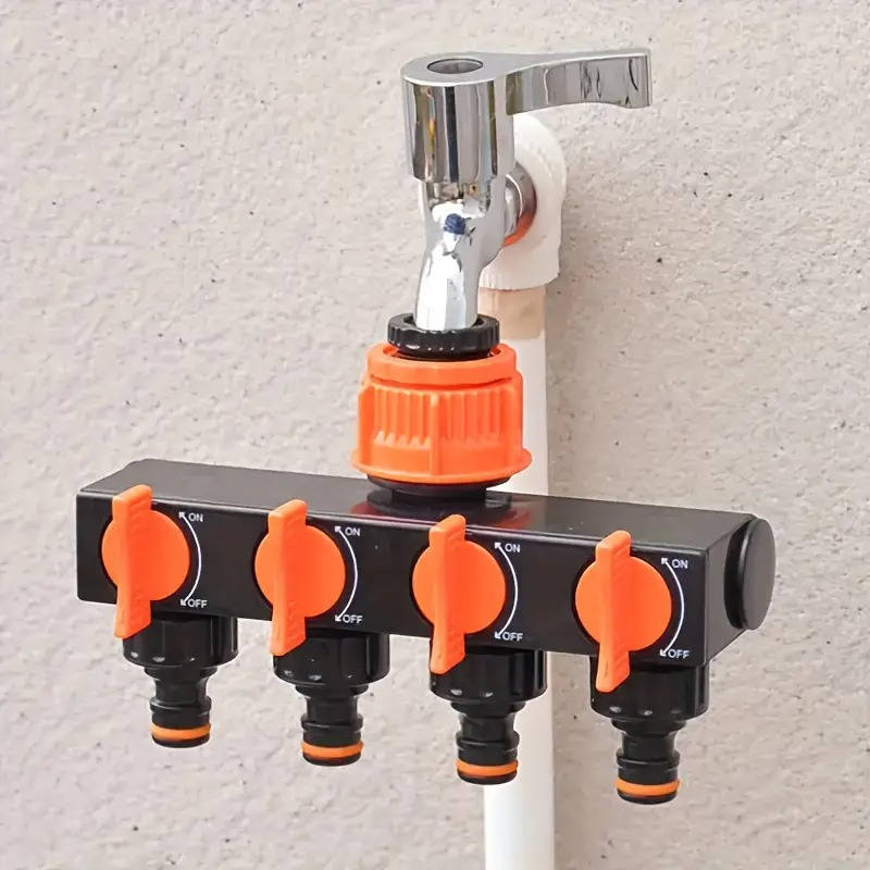 Garden Hose Splitter 4 Way Connector