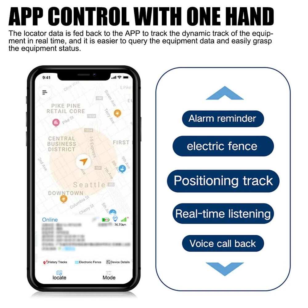 GPS Tracker Device – Magnetic Mini Tracking System for Vehicles