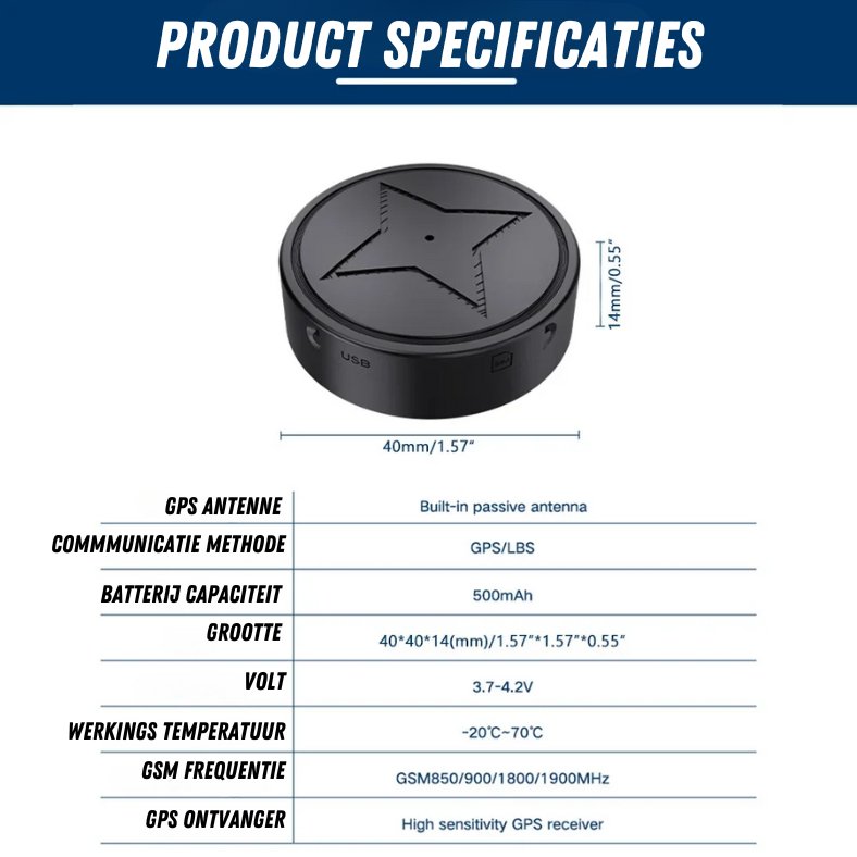 GPS Tracker Mini Device – Magnetic Tracking Device for Vehicles and Pets