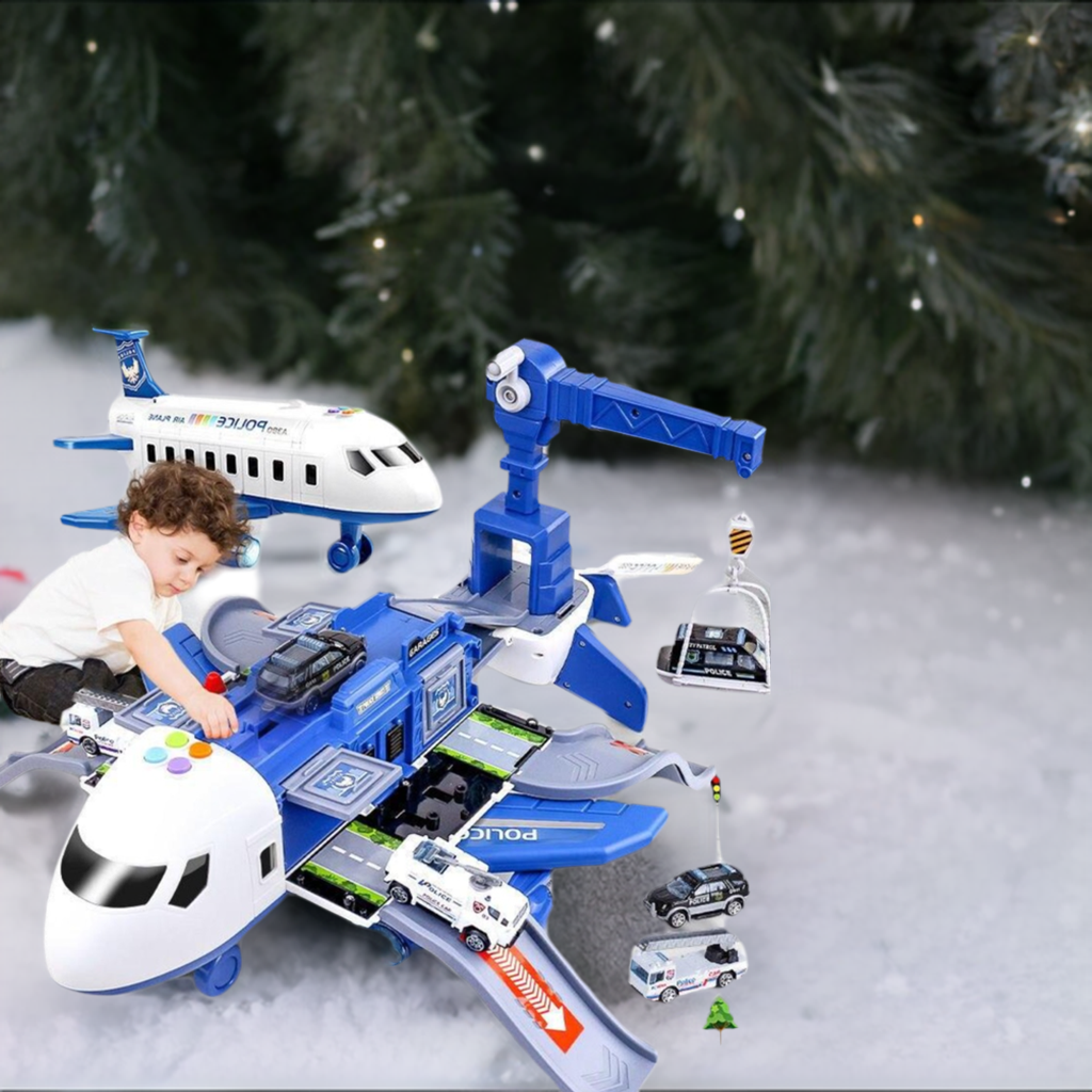 Airplane Vehicle Play Set Police Construction Fireman 3 Styles