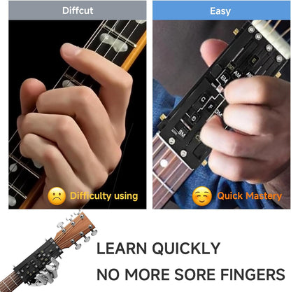 Guitar Chord Trainer for Beginners – Acoustic Guitar Learning Tool with Many Chords