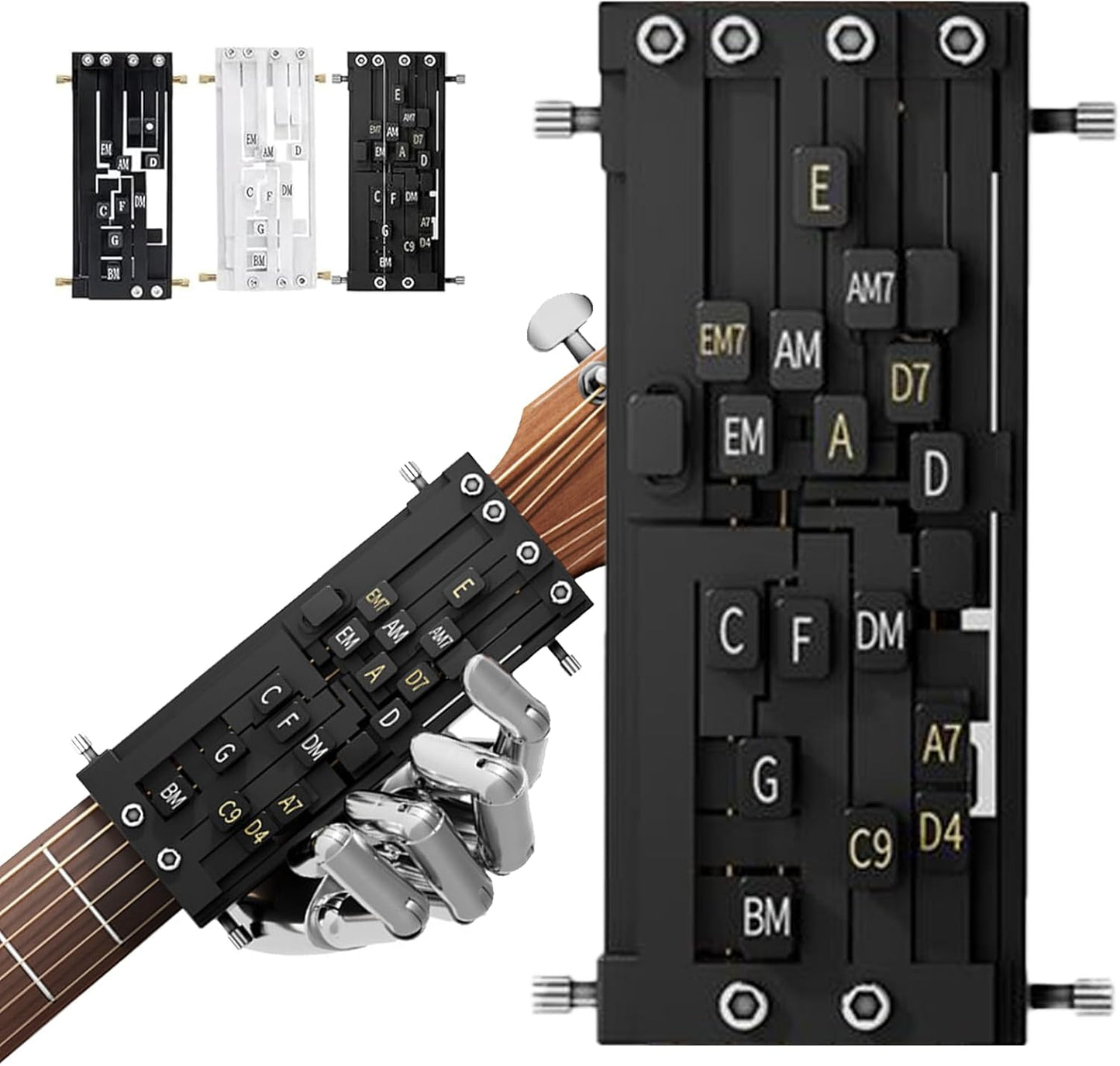 Guitar Chord Trainer for Beginners – Acoustic Guitar Learning Tool with Many Chords