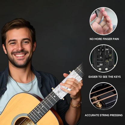Guitar Chord Trainer for Beginners – Acoustic Guitar Learning Tool with Many Chords
