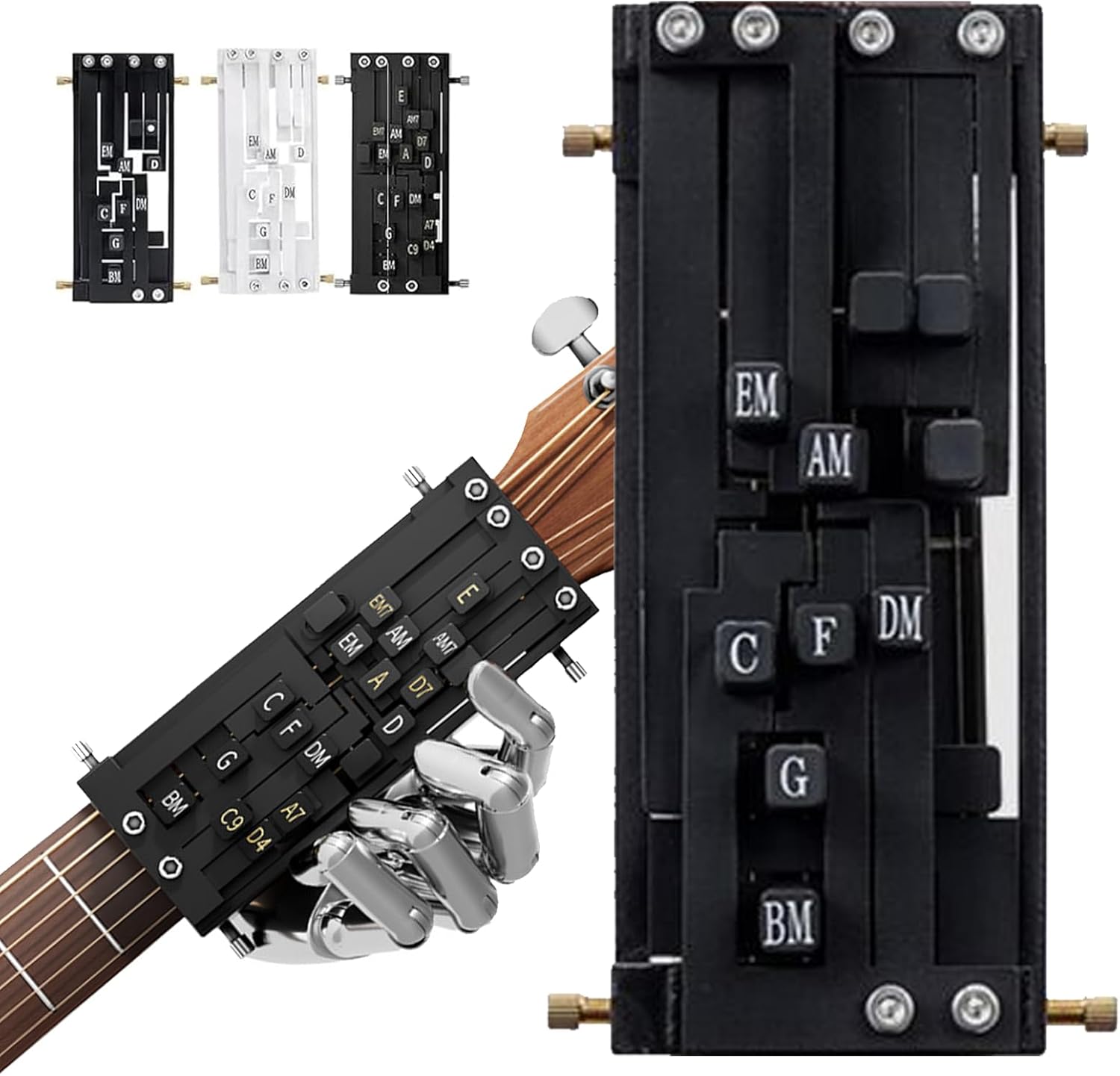 Guitar Chord Trainer for Beginners – Acoustic Guitar Learning Tool with Many Chords