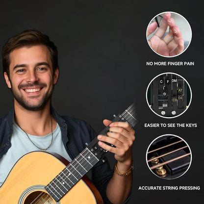 Guitar Chord Trainer for Beginners – Acoustic Guitar Learning Tool with Many Chords