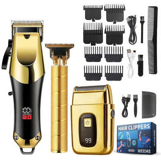 Hair Clipper Cordless Beard Trimmer – Grooming Kit for Men Haircut Essential