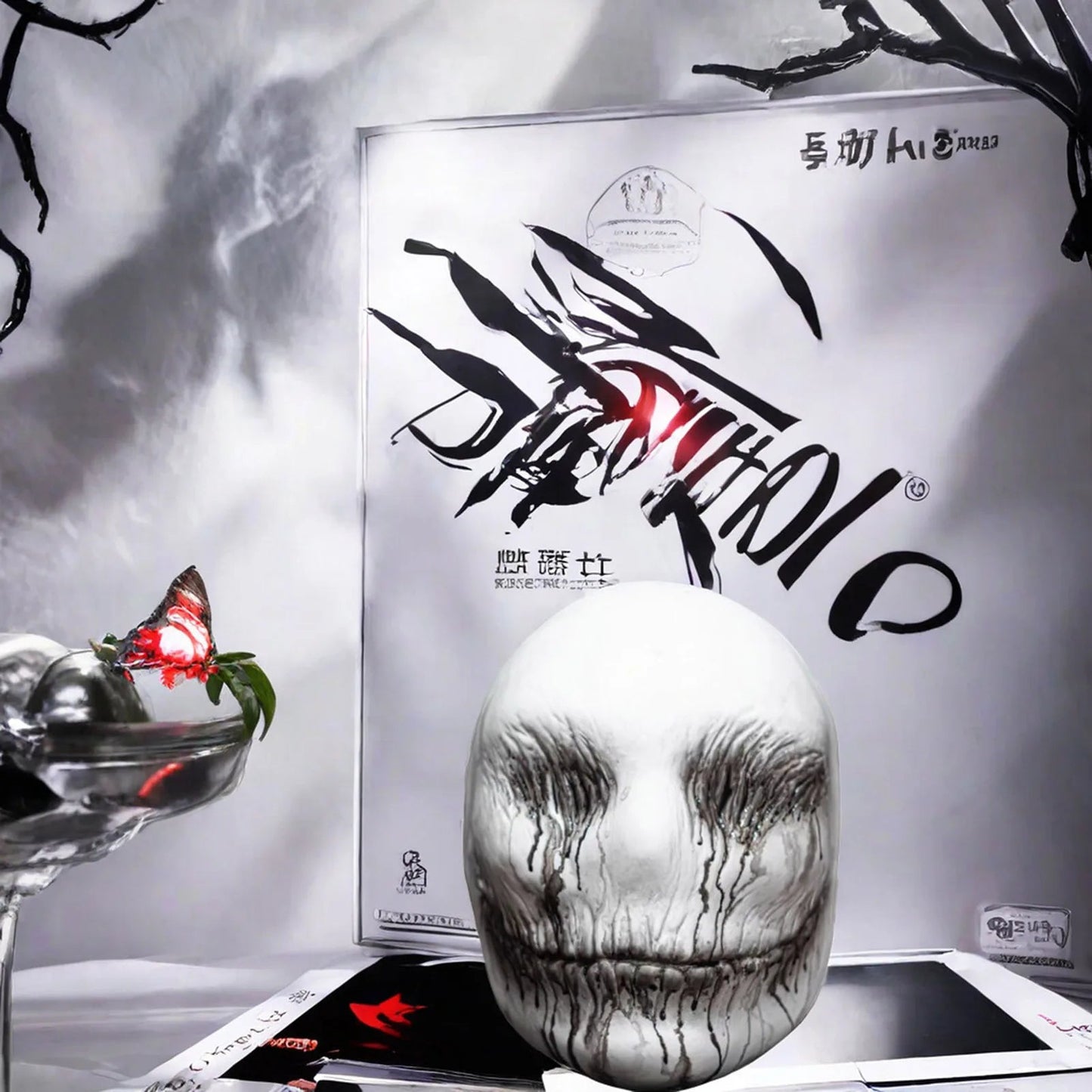 Halloween Skull Mask Costume Prop