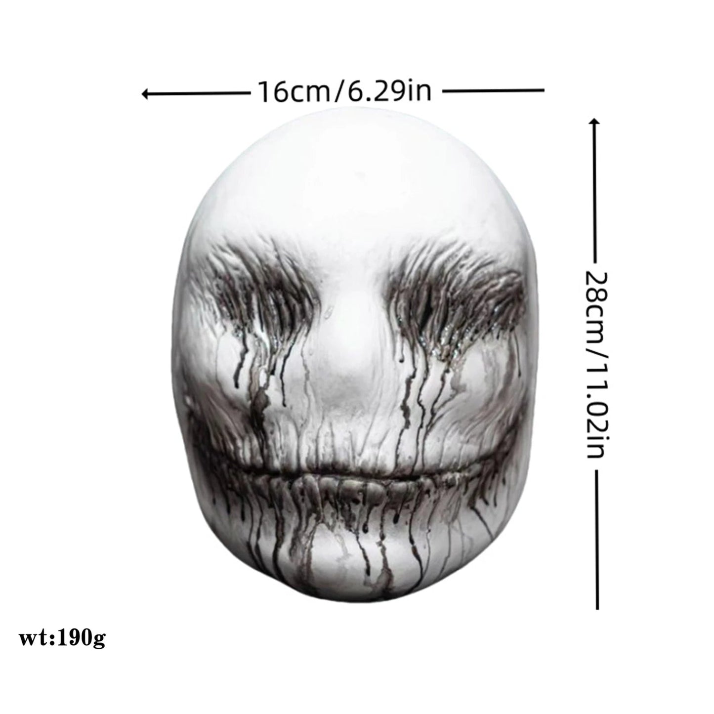 Halloween Skull Mask Costume Prop