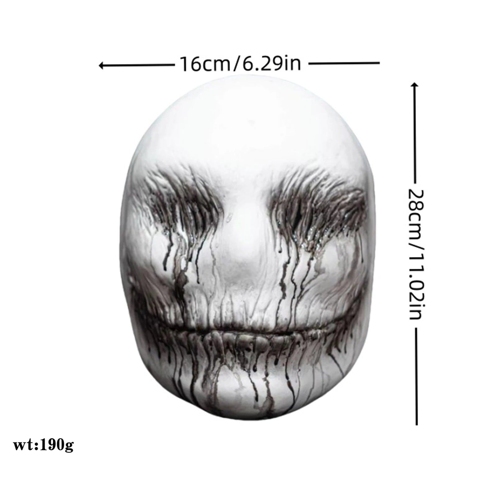 Halloween Skull Mask Costume Prop