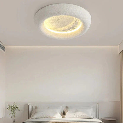 Elegant Round Resin Wall Lamp for Home Decor and Office Lighting