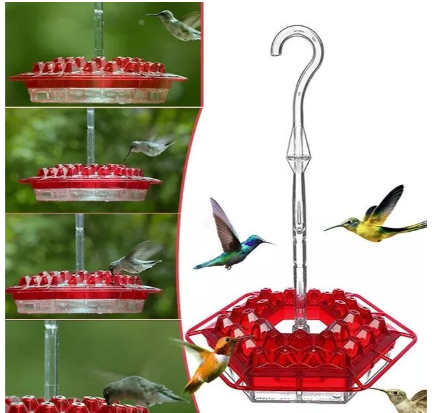 Hummingbird Feeder Outdoor Hanging Ant Proof Perch