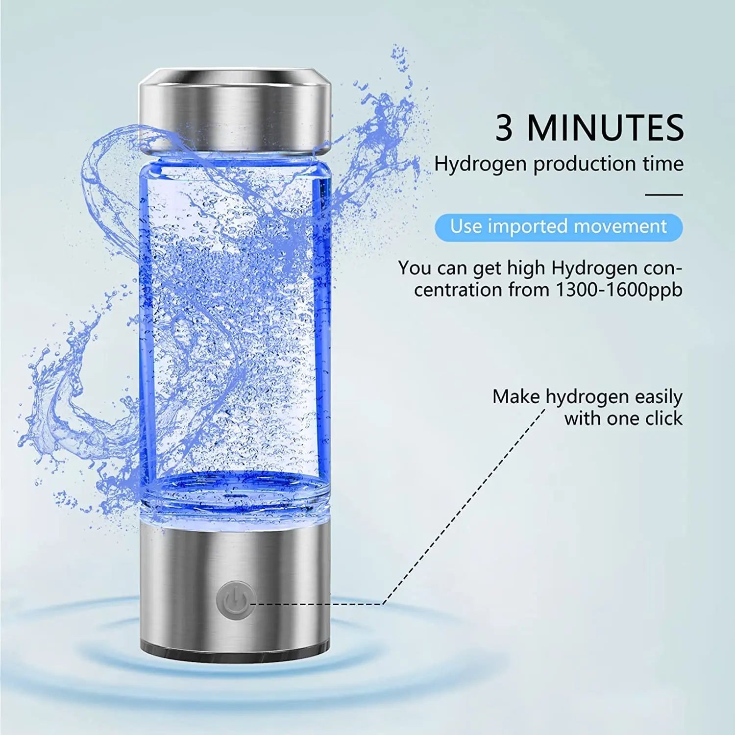 Hydrogen Water Bottle Premium