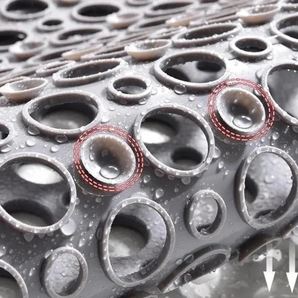 Antislip Shower Mat with Hygienic Protection