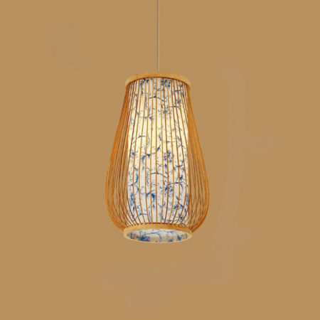 Elegant Bamboo Pendant Light for Tea Rooms and Cozy Spaces