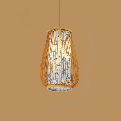 Elegant Bamboo Pendant Light for Tea Rooms and Cozy Spaces