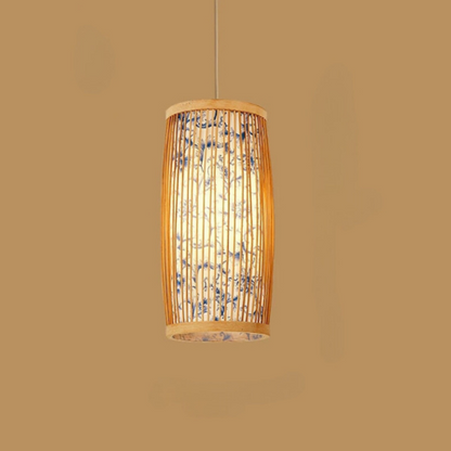 Elegant Bamboo Pendant Light for Tea Rooms and Cozy Spaces